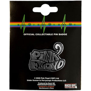 Een foto van een Pink Floyd Speld Badge