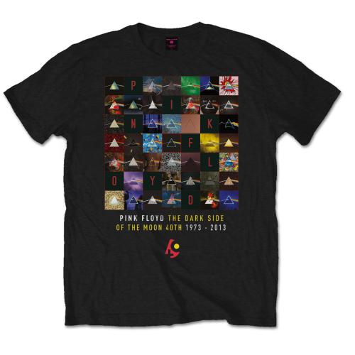 Pink Floyd Unisex T-Shirt: Dark Side of the Moon 40th Variations T-Shirt