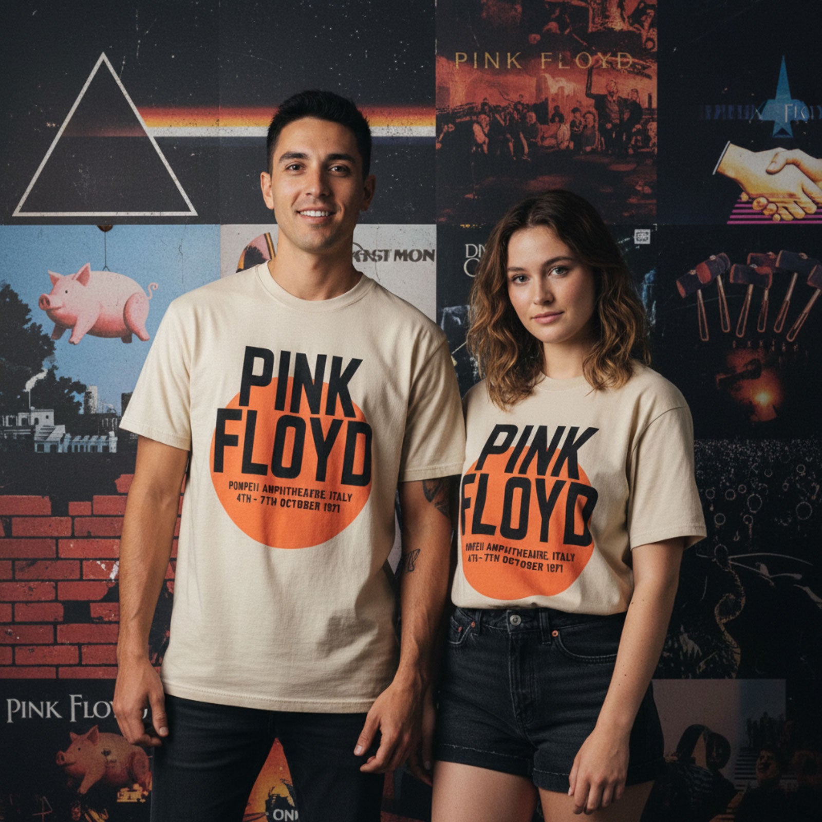 Een foto van een Pink Floyd T-Shirt