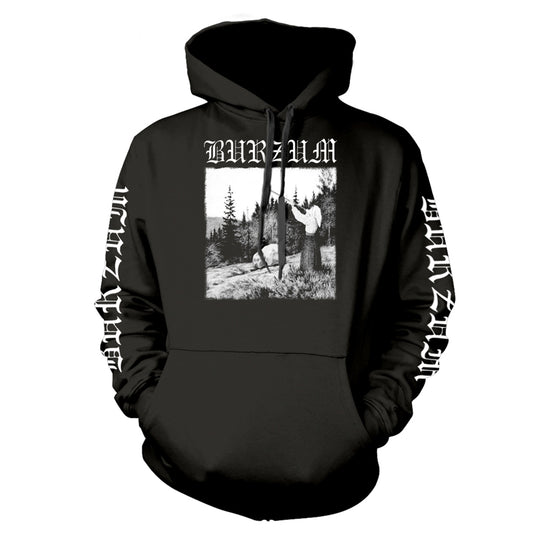 Een foto van een BURZUM Top met capuchon