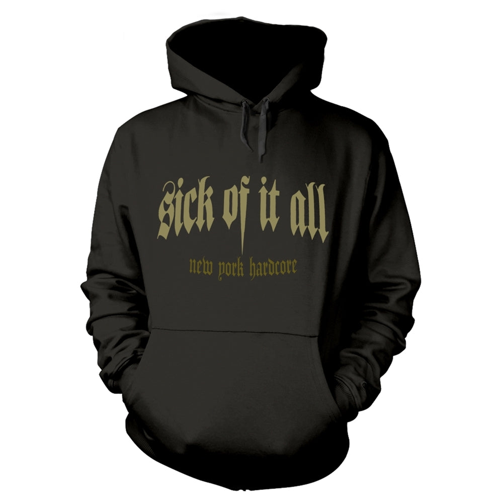 Een foto van een SICK OF IT ALL Top met capuchon