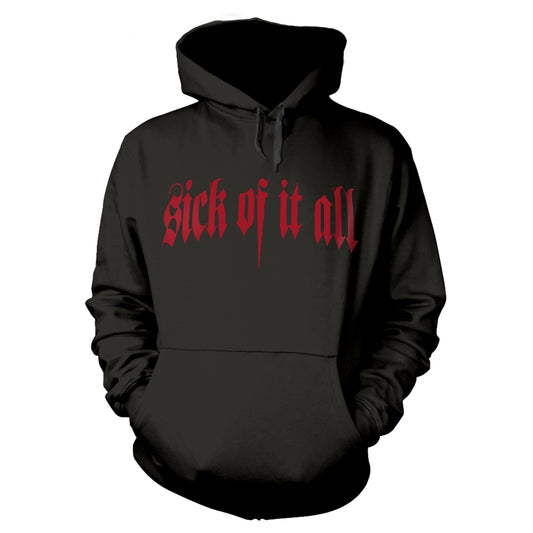 Een foto van een SICK OF IT ALL Top met capuchon