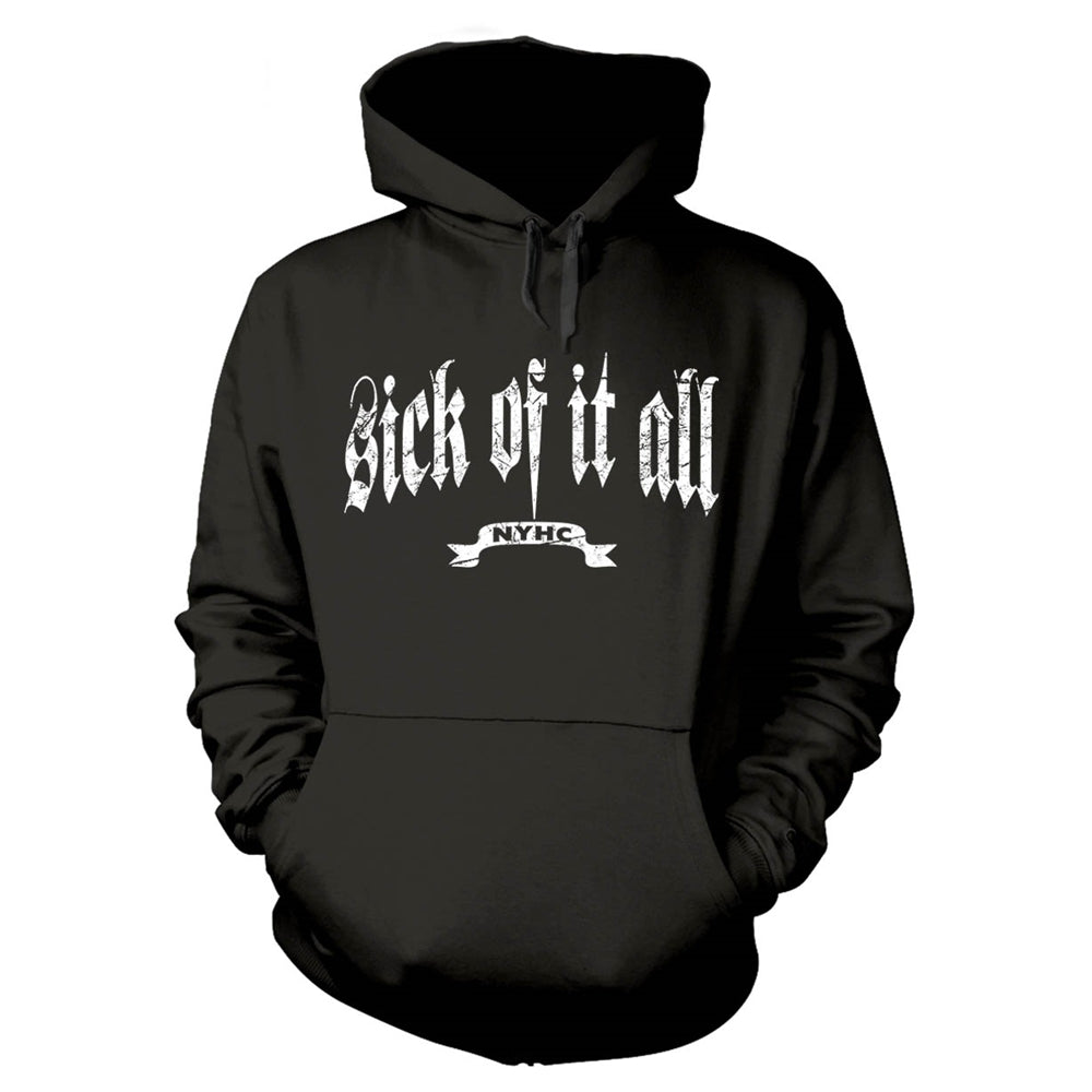 Een foto van een SICK OF IT ALL Top met capuchon