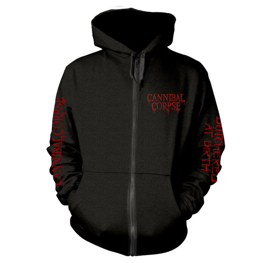 Een foto van een CANNIBAL CORPSE Top met capuchon