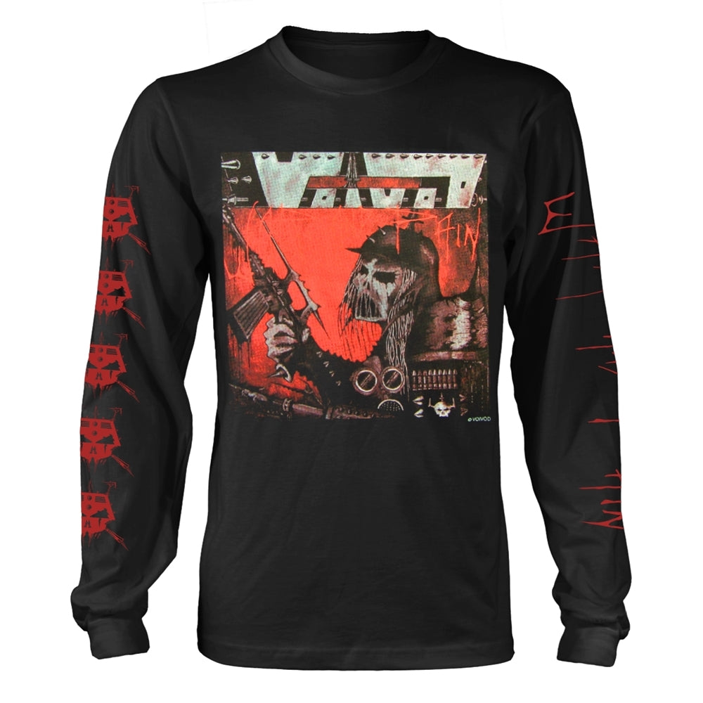Een foto van een VOIVOD Lange Mouw T-Shirt
