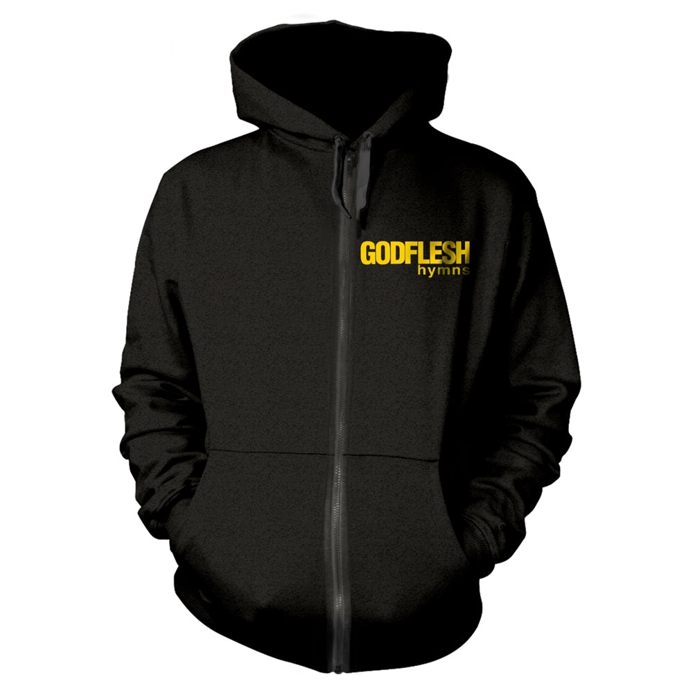 Een foto van een GODFLESH Top met capuchon