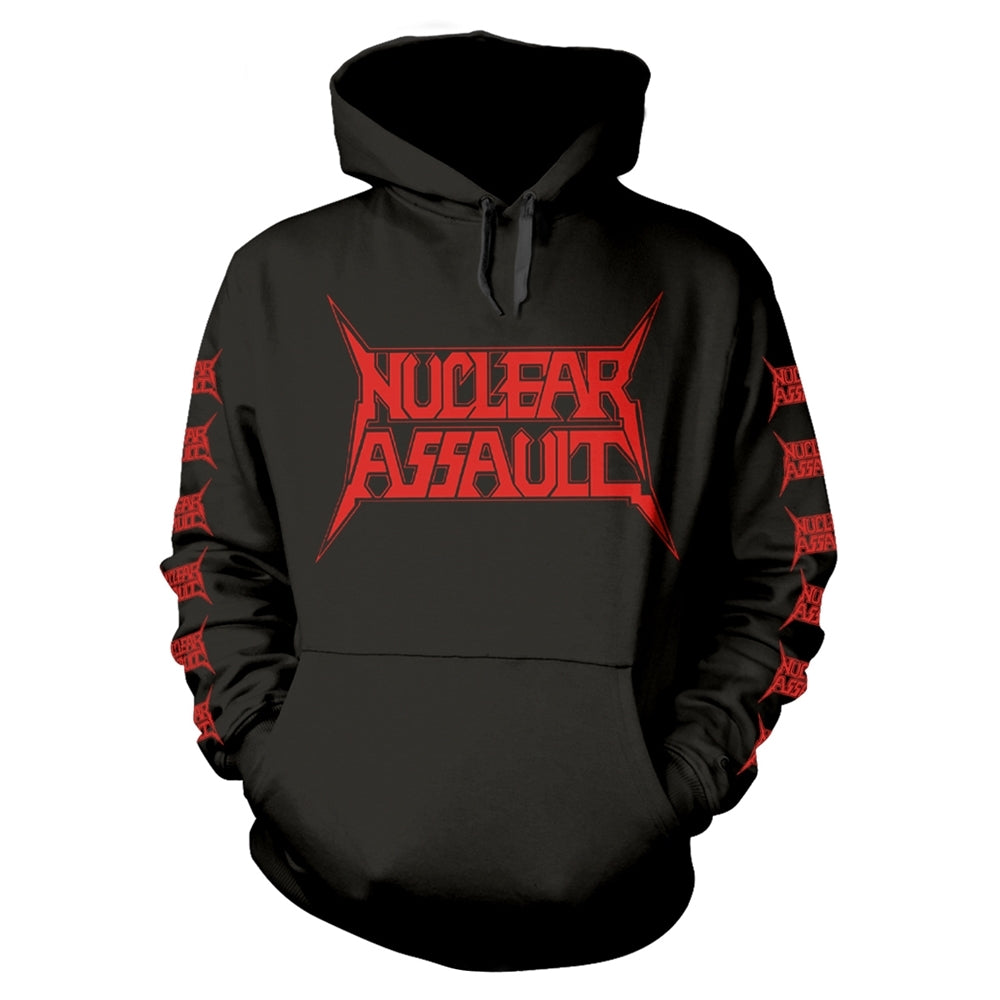 Een foto van een NUCLEAR ASSAULT Top met capuchon