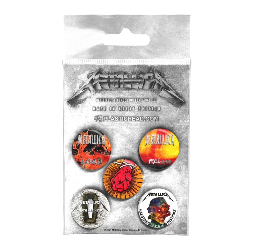 Een foto van een METALLICA Badge