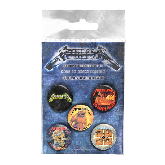 Een foto van een METALLICA Badge