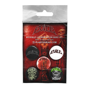 Een foto van een EVILE Badge