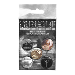 Een foto van een BURZUM Badge