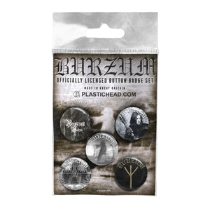 Een foto van een BURZUM Badge