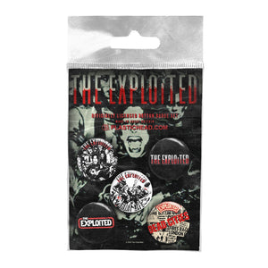 Een foto van een THE EXPLOITED Badge