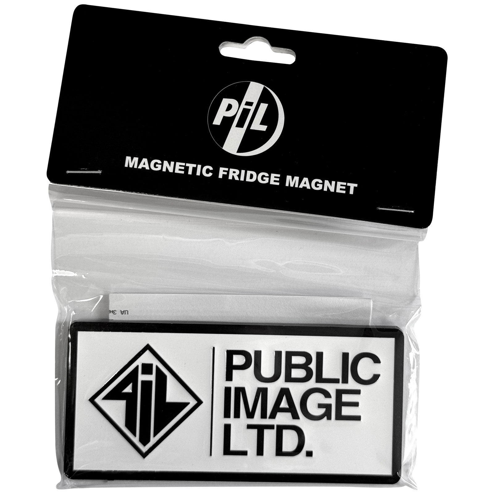 Een foto van een PIL (Public Image Ltd) Magneet