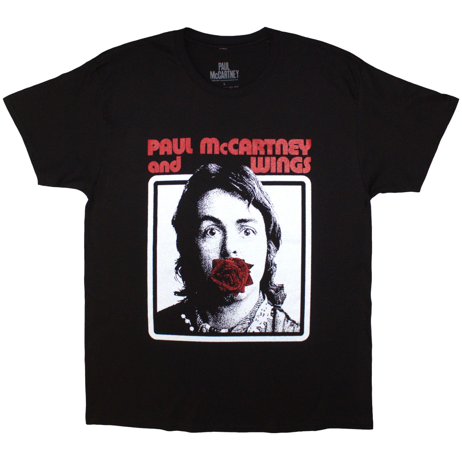 Een foto van een Paul McCartney T-Shirt