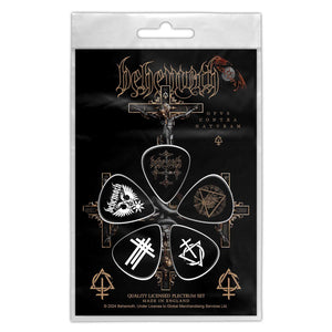 Een foto van een Behemoth Plectrum Pakket