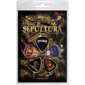 Een foto van een Sepultura Plectrum
