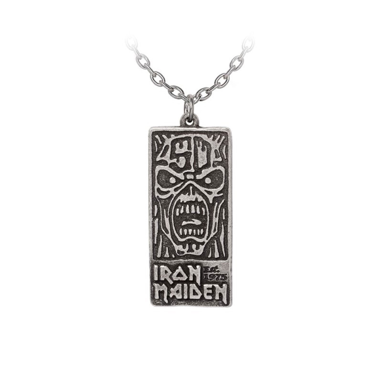 Een foto van een Iron Maiden Sieraad