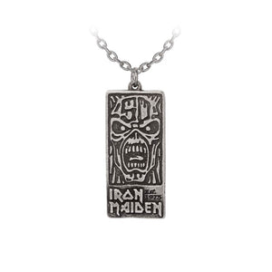 Een foto van een Iron Maiden Sieraad
