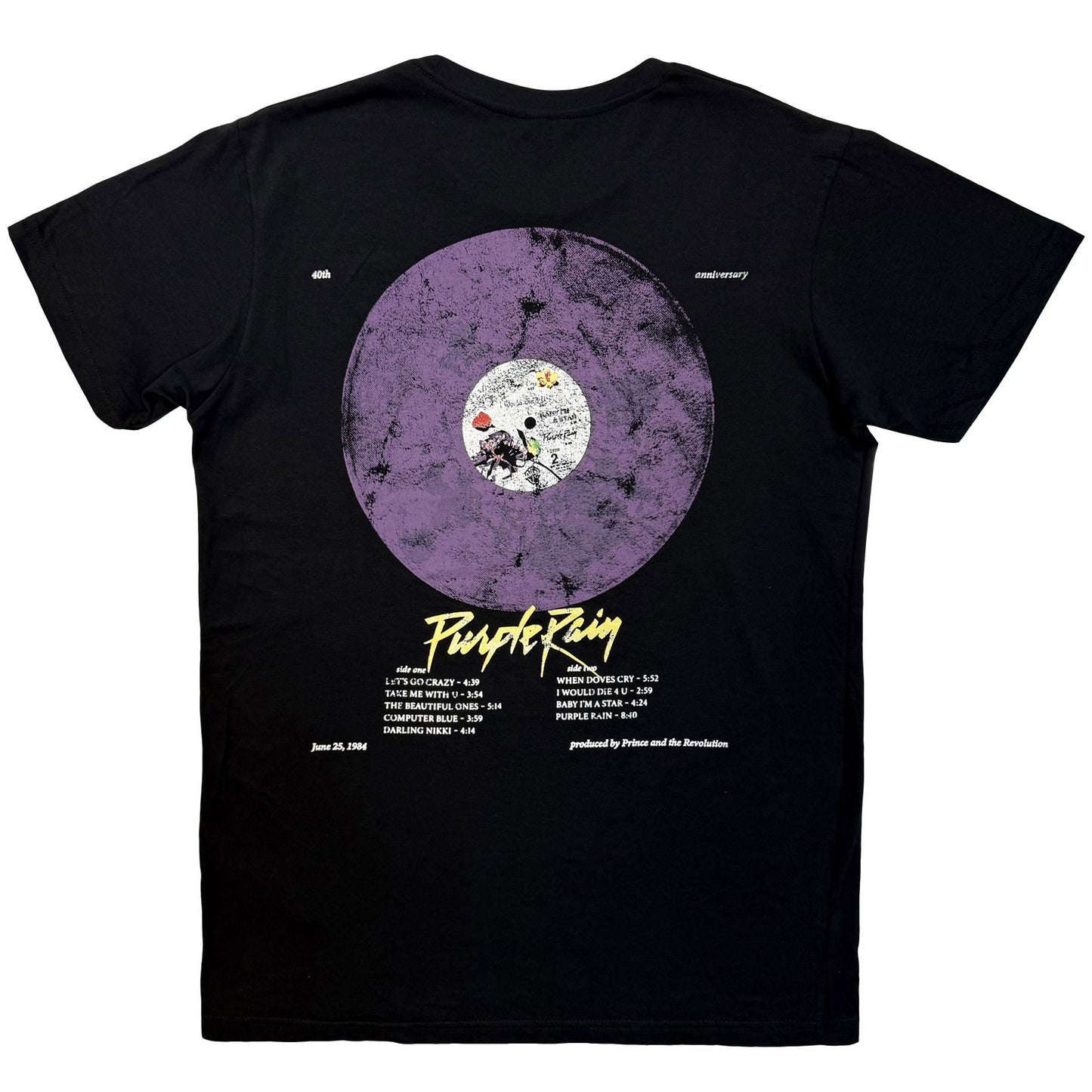 Een foto van een Prince T-Shirt