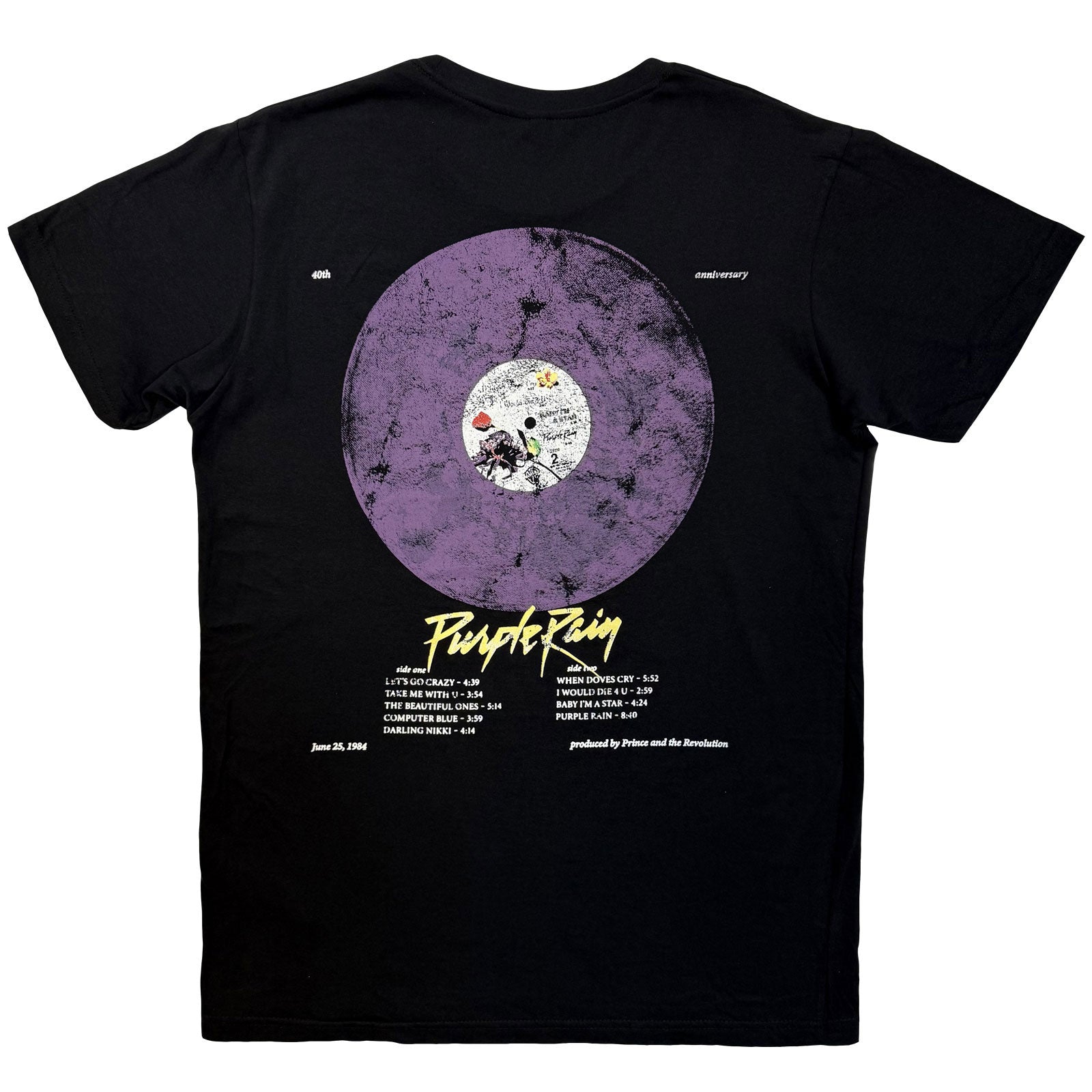 Een foto van een Prince T-Shirt