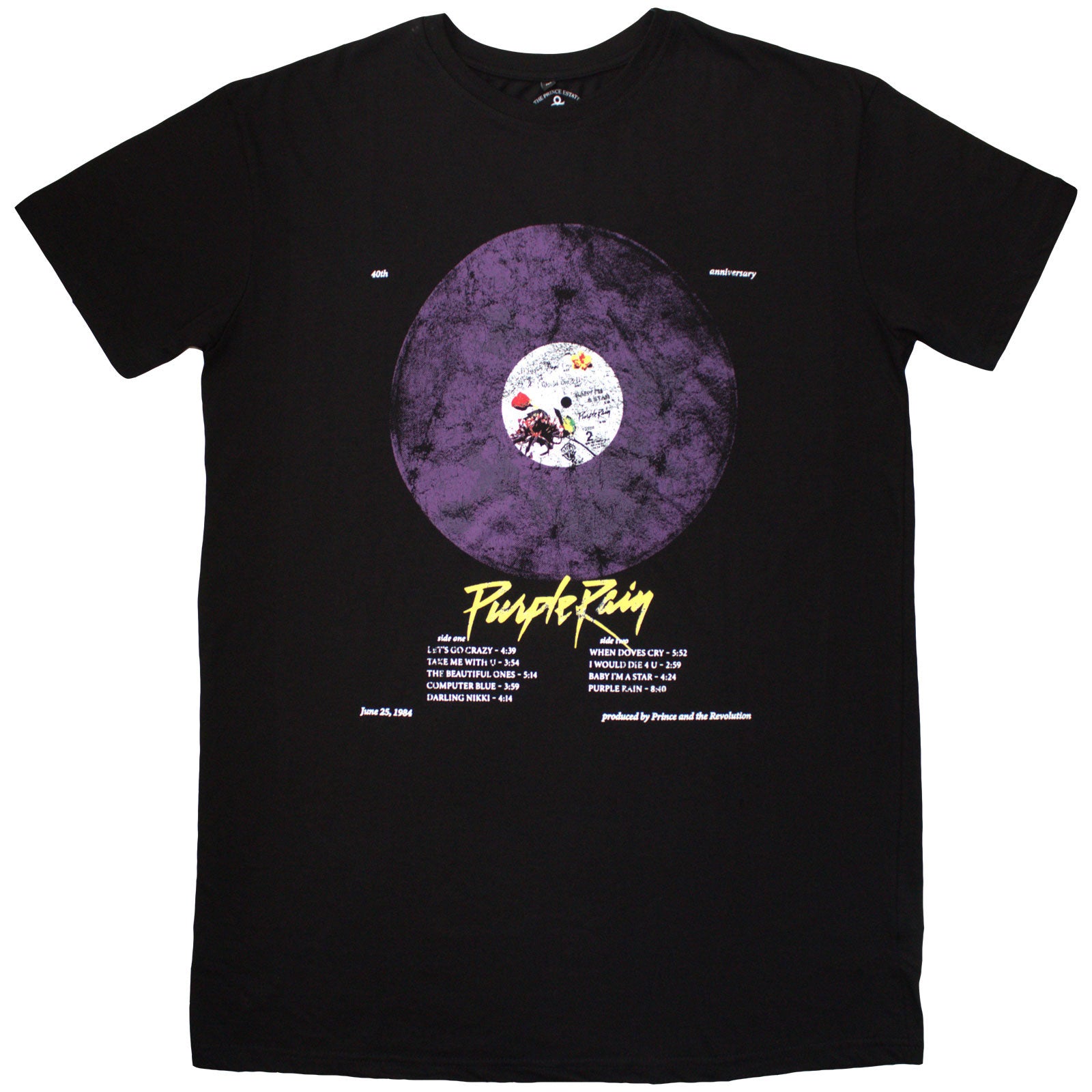Een foto van een Prince T-Shirt