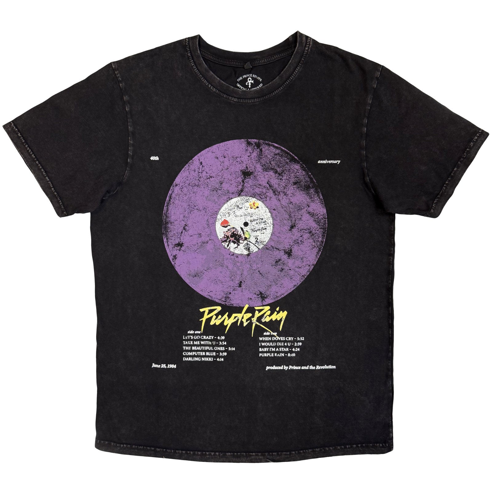 Een foto van een Prince T-Shirt
