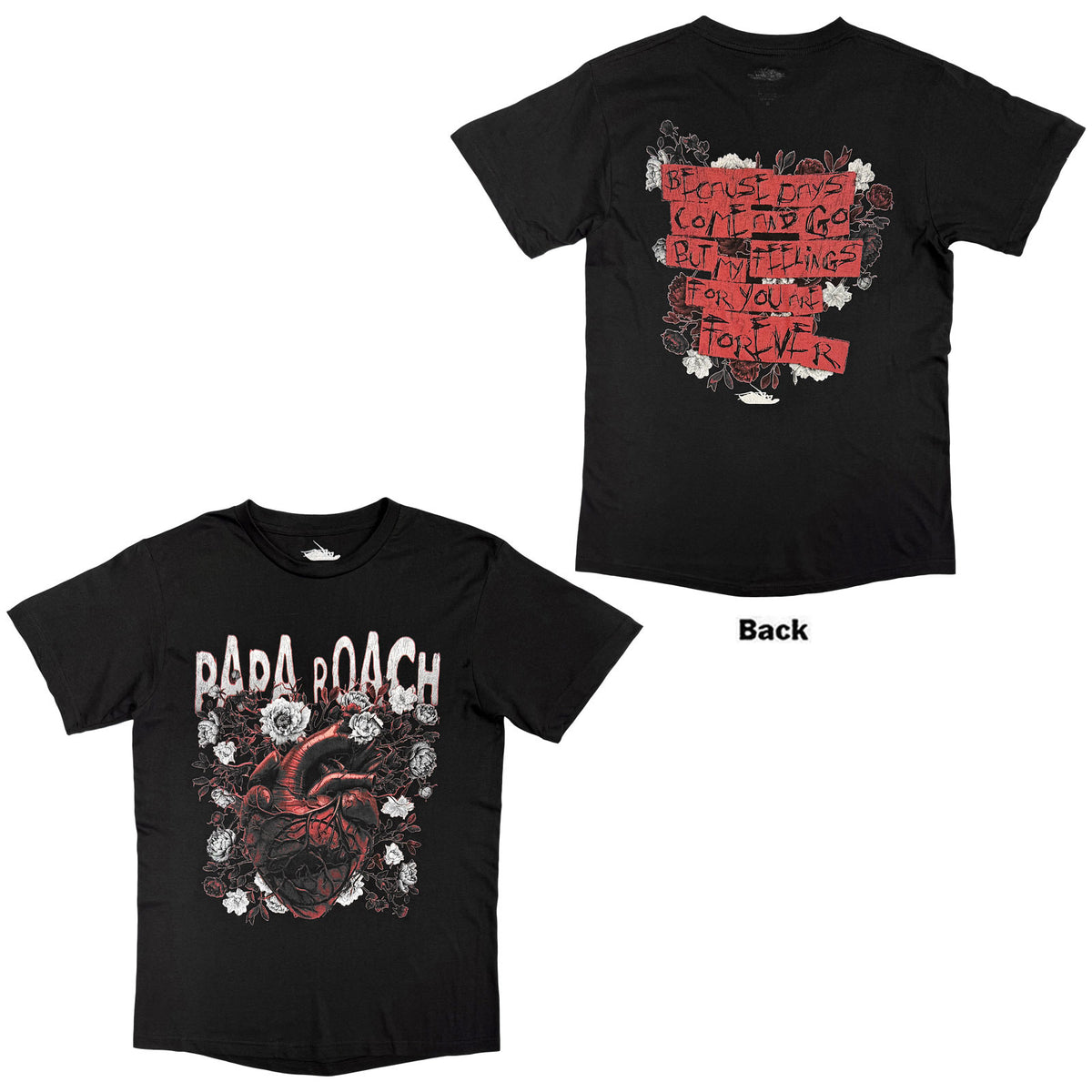 Een foto van een Papa Roach T-Shirt