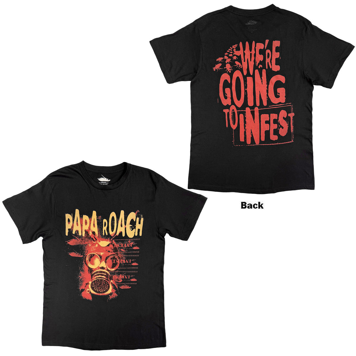 Een foto van een Papa Roach T-Shirt
