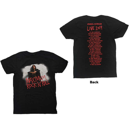 Primal Scream Unisex T-Shirt: Maximum RnR Photo (Ex-Tour) T-Shirt