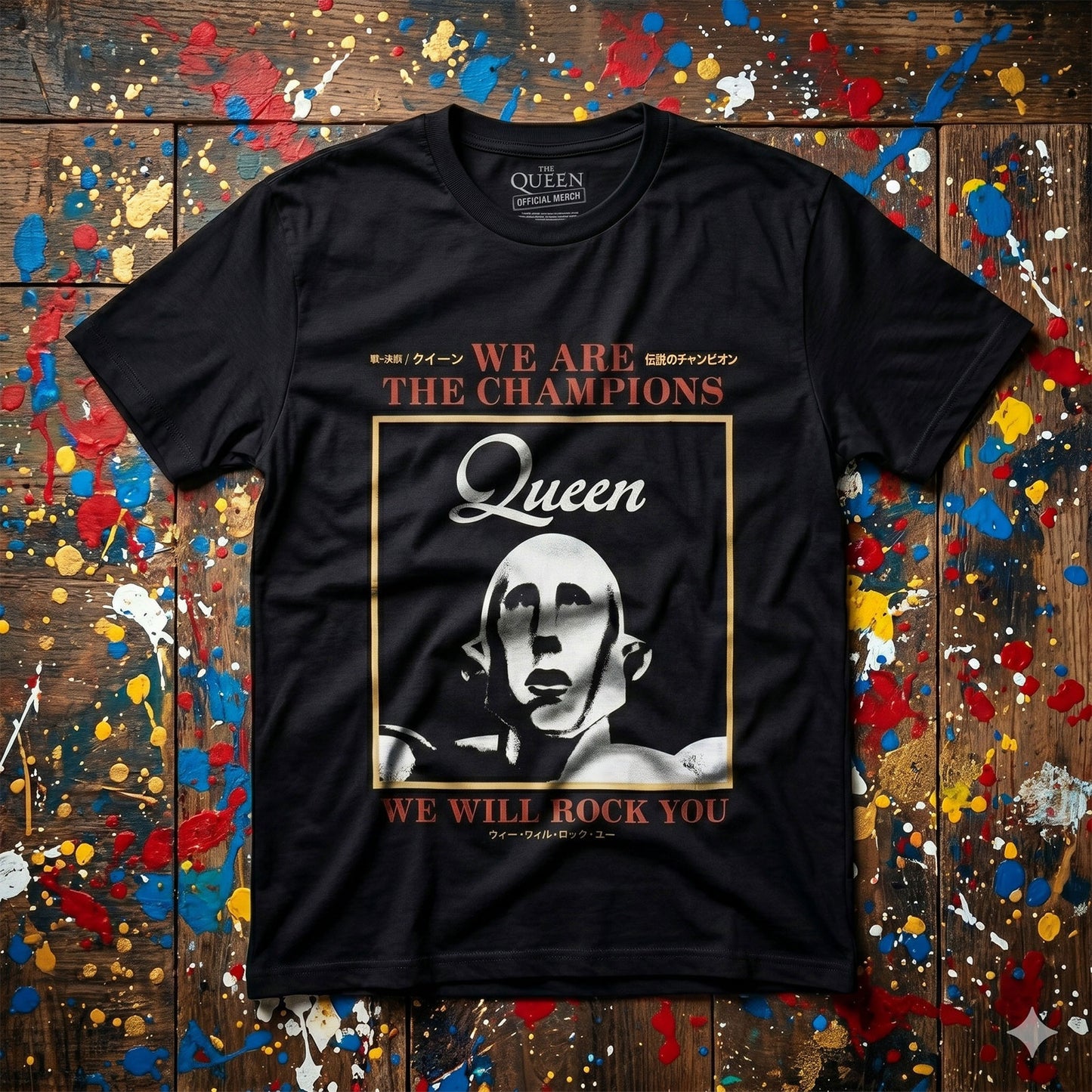 Een foto van een Queen T-Shirt