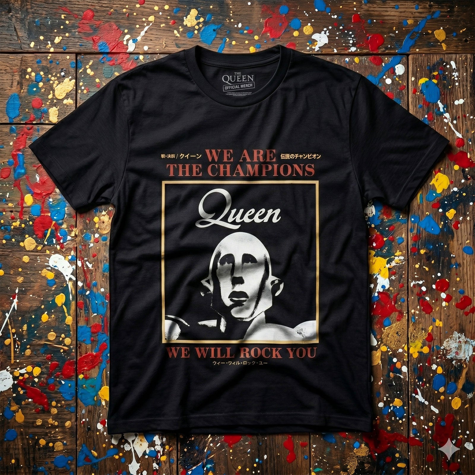 Een foto van een Queen T-Shirt