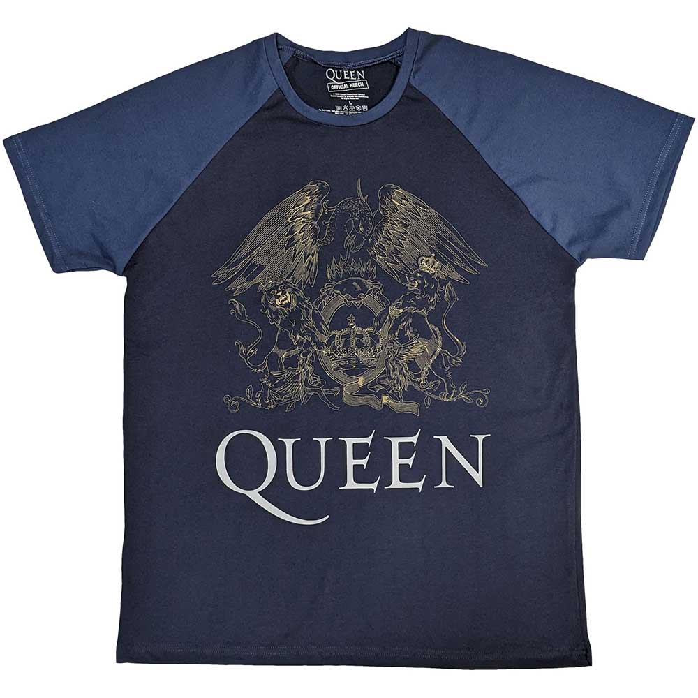 Een foto van een Queen Raglan T-Shirt