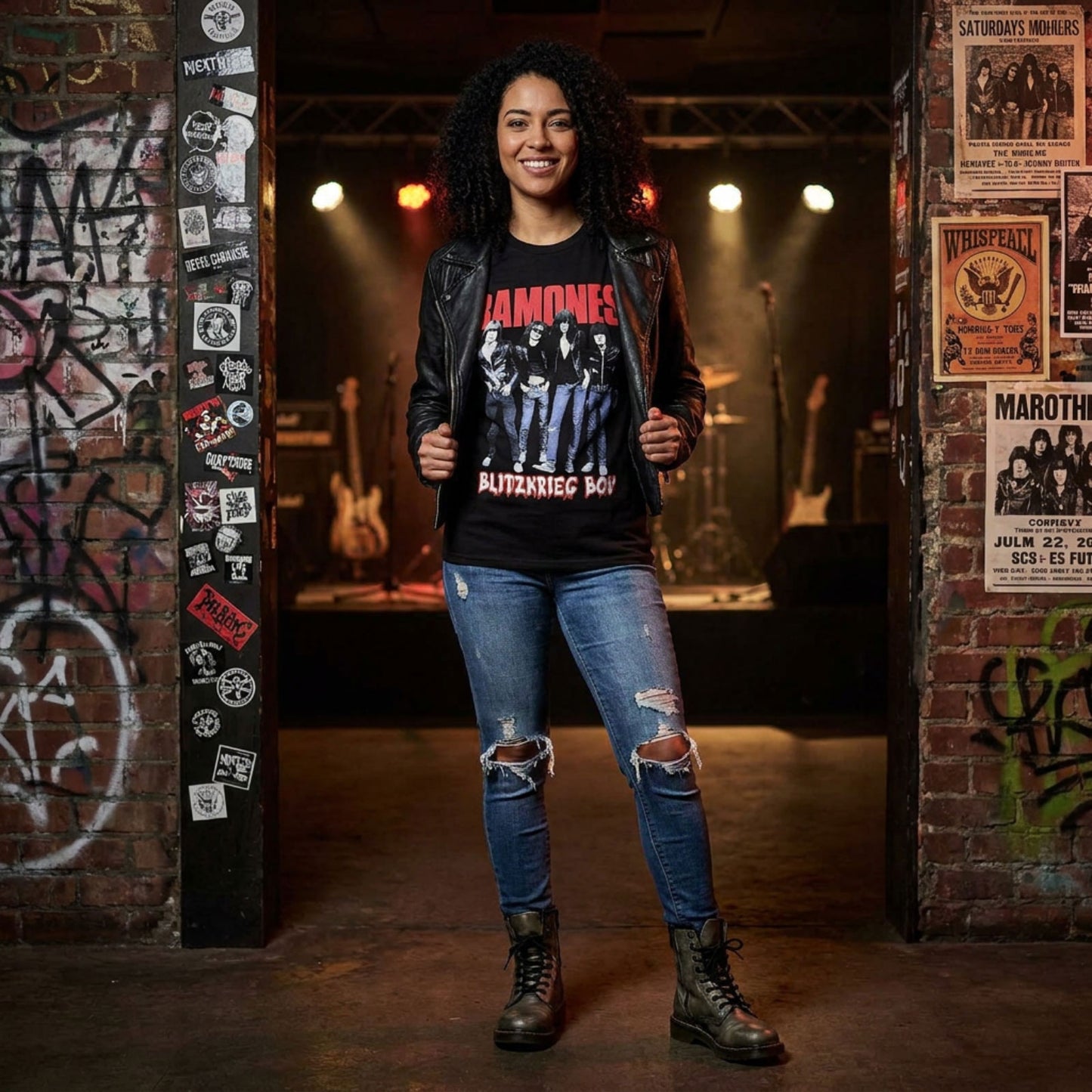 Een foto van een Ramones T-Shirt