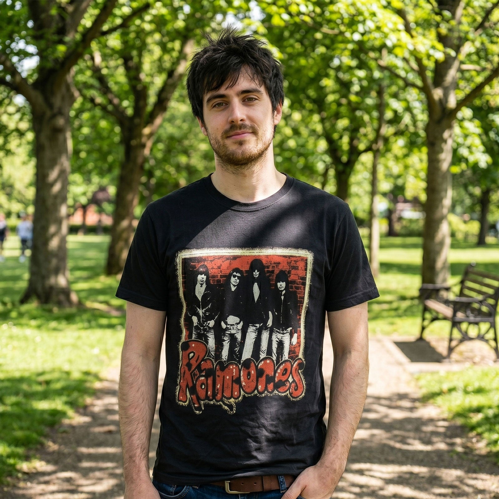 Een foto van een Ramones T-Shirt