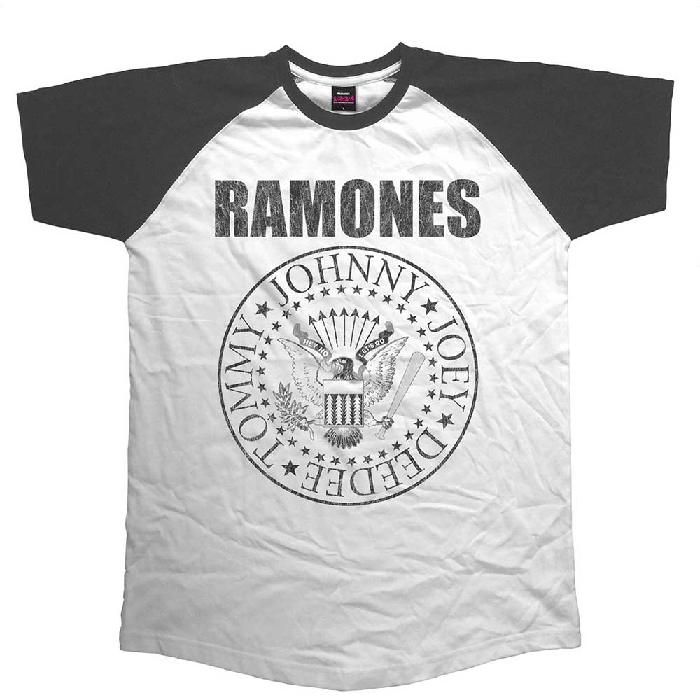 Ramones Unisex Raglan T-Shirt: Presidential Seal Raglan T-Shirt