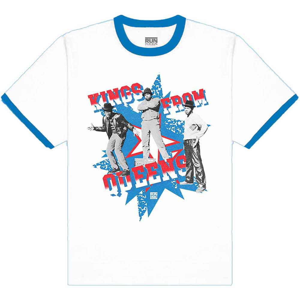 Een foto van een Run DMC Ringer T-Shirt
