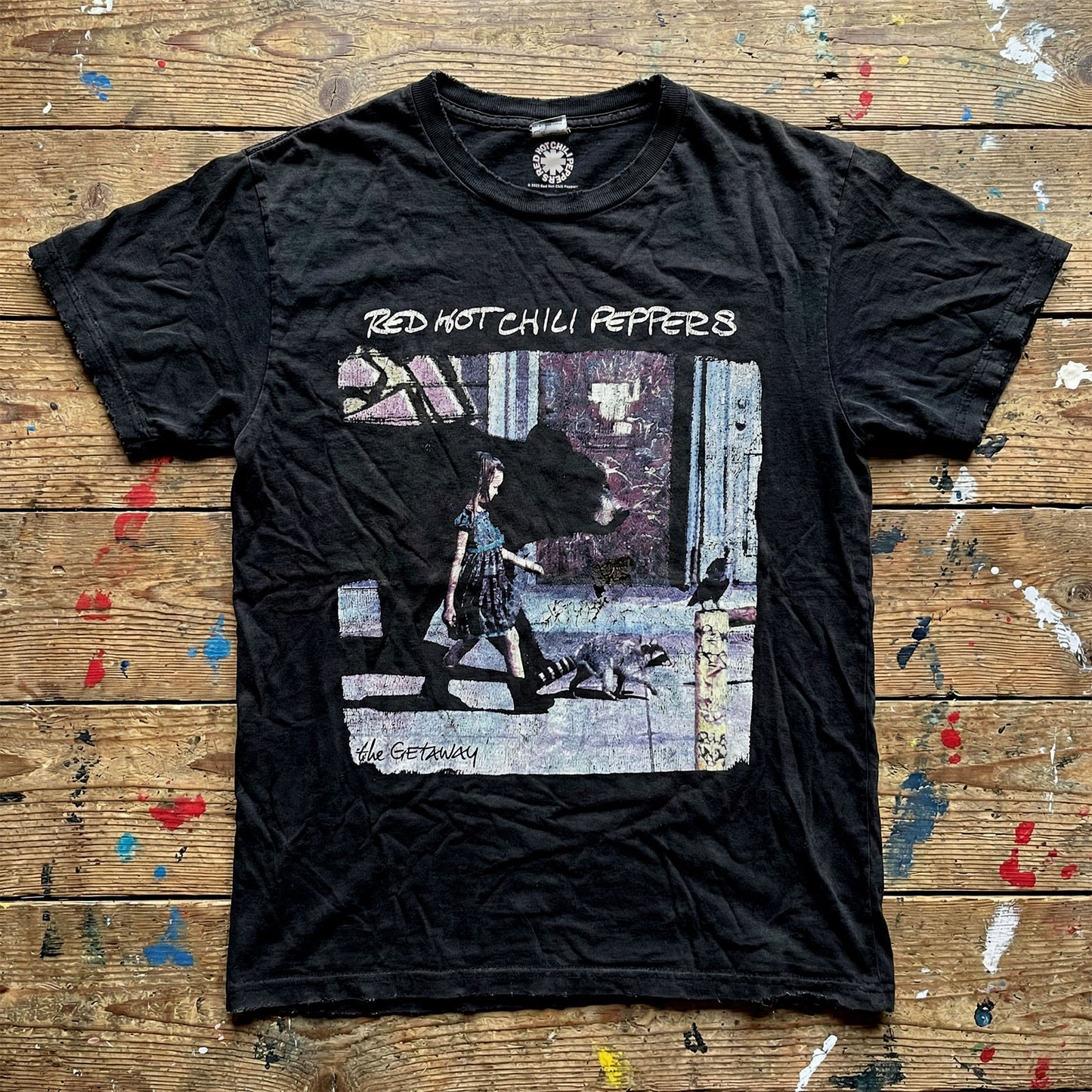 Een foto van een Red Hot Chili Peppers T-Shirt
