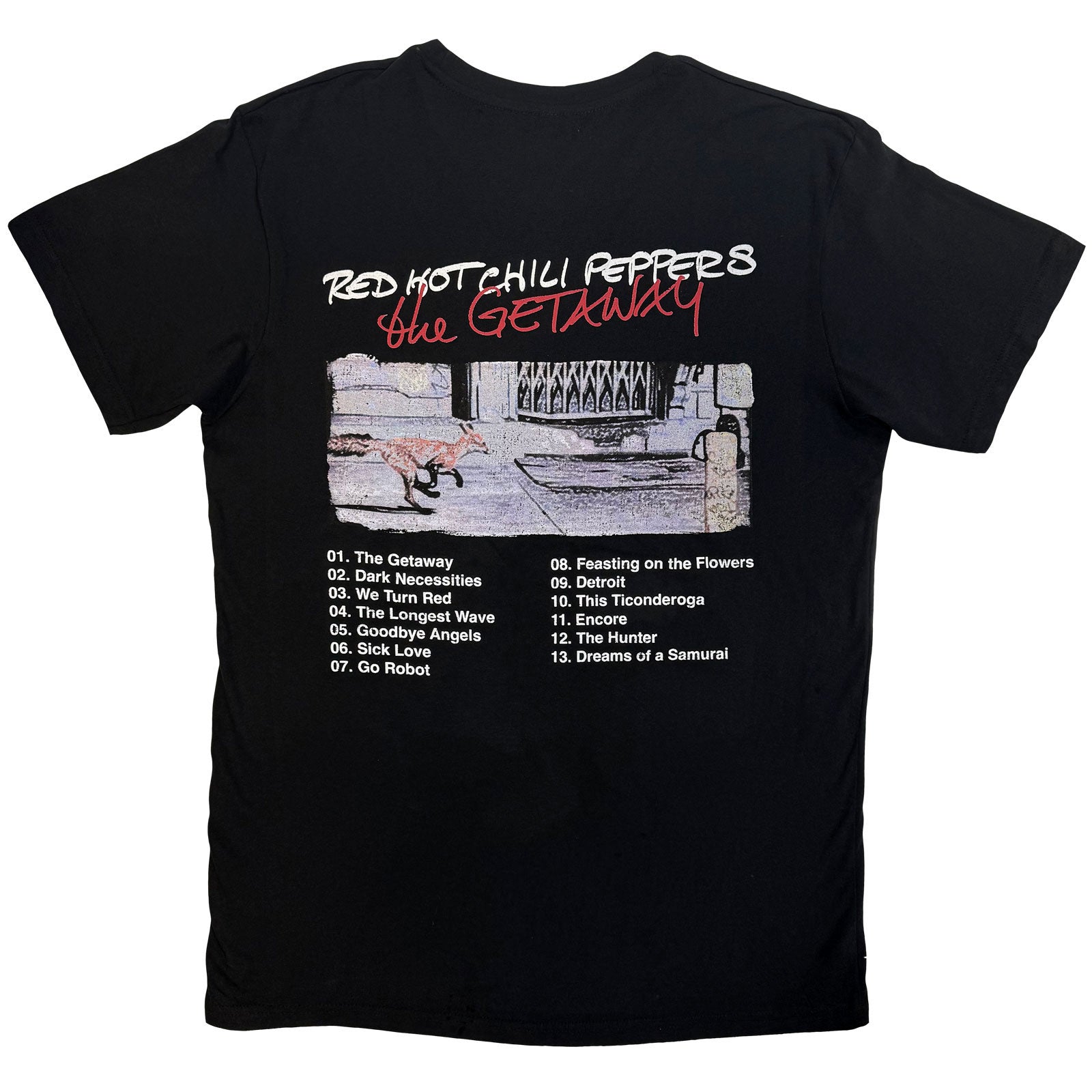 Een foto van een Red Hot Chili Peppers T-Shirt