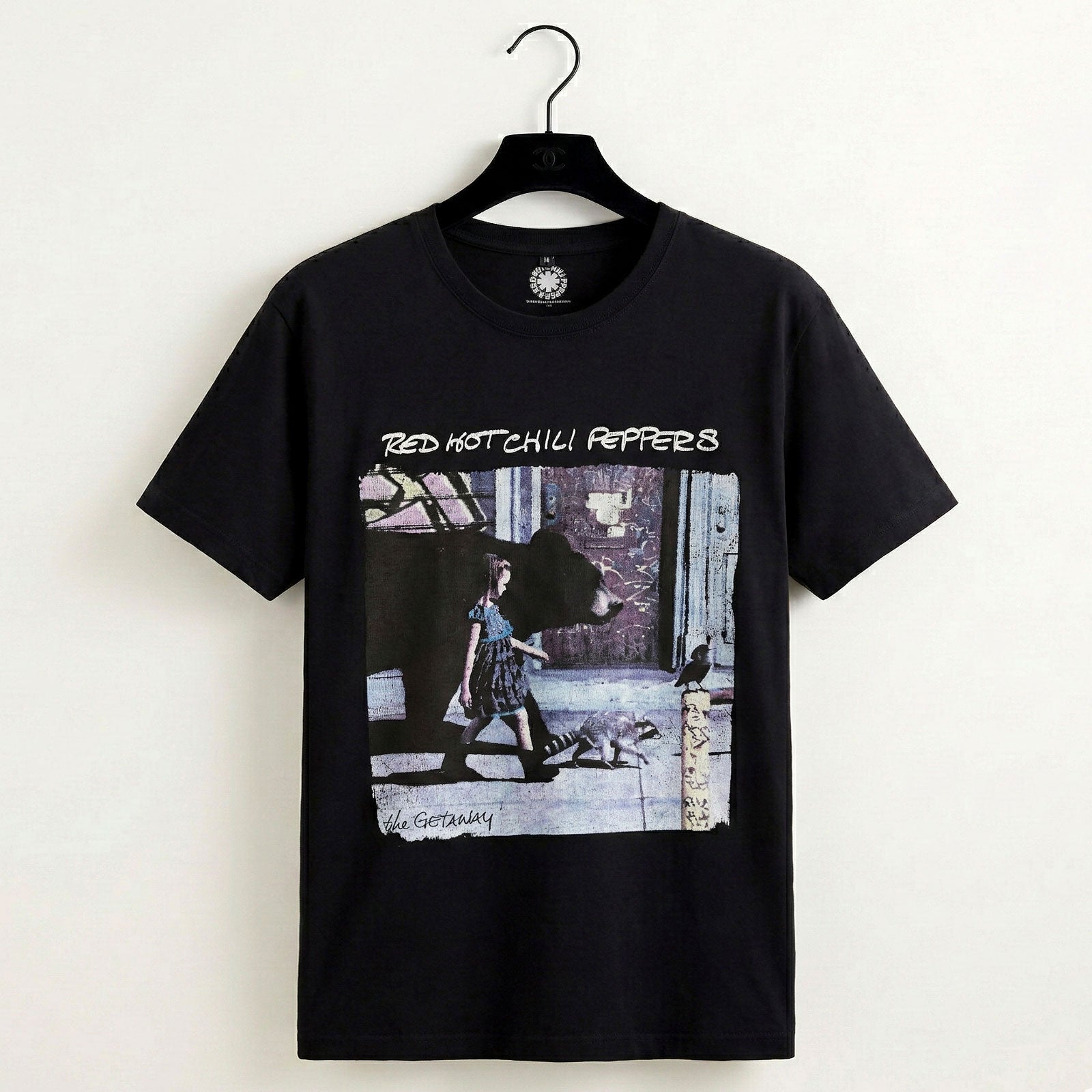 Een foto van een Red Hot Chili Peppers T-Shirt