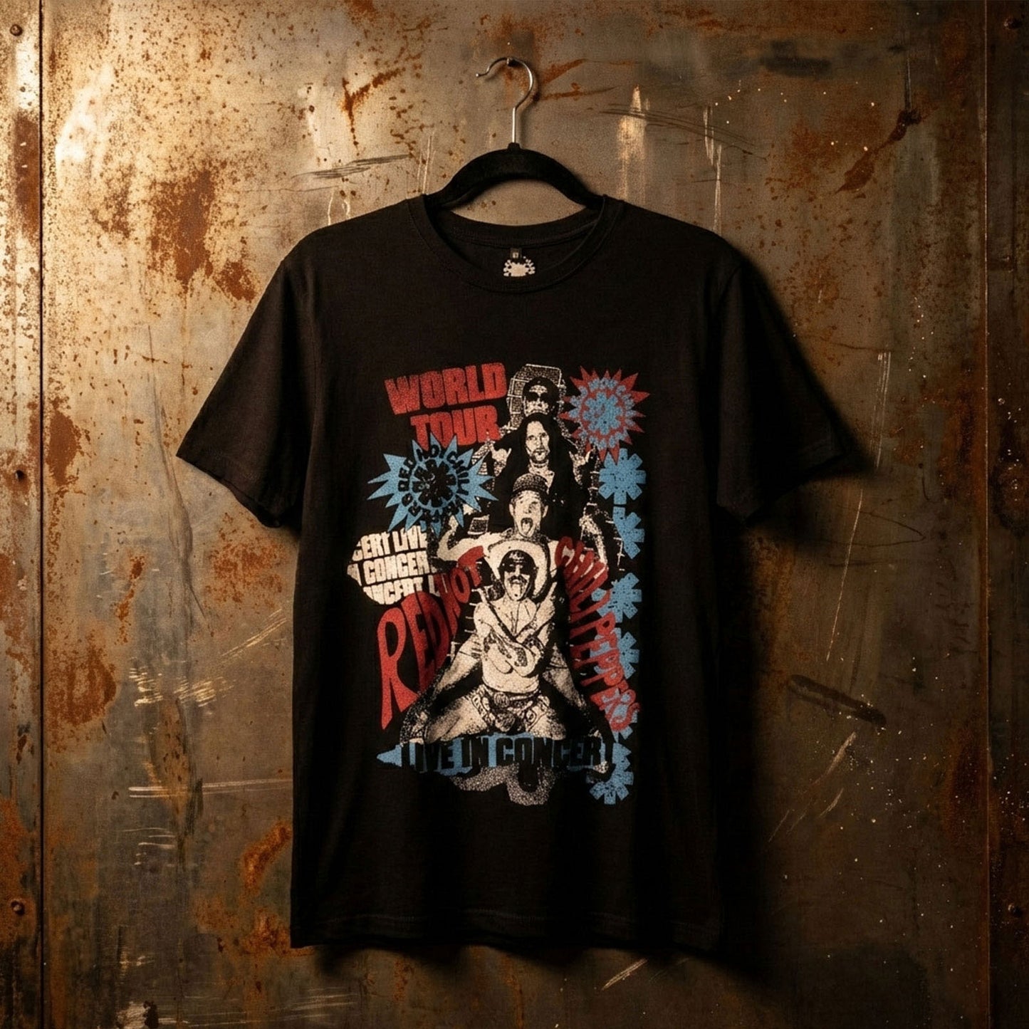 Een foto van een Red Hot Chili Peppers T-Shirt