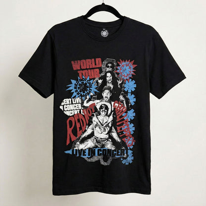 Een foto van een Red Hot Chili Peppers T-Shirt