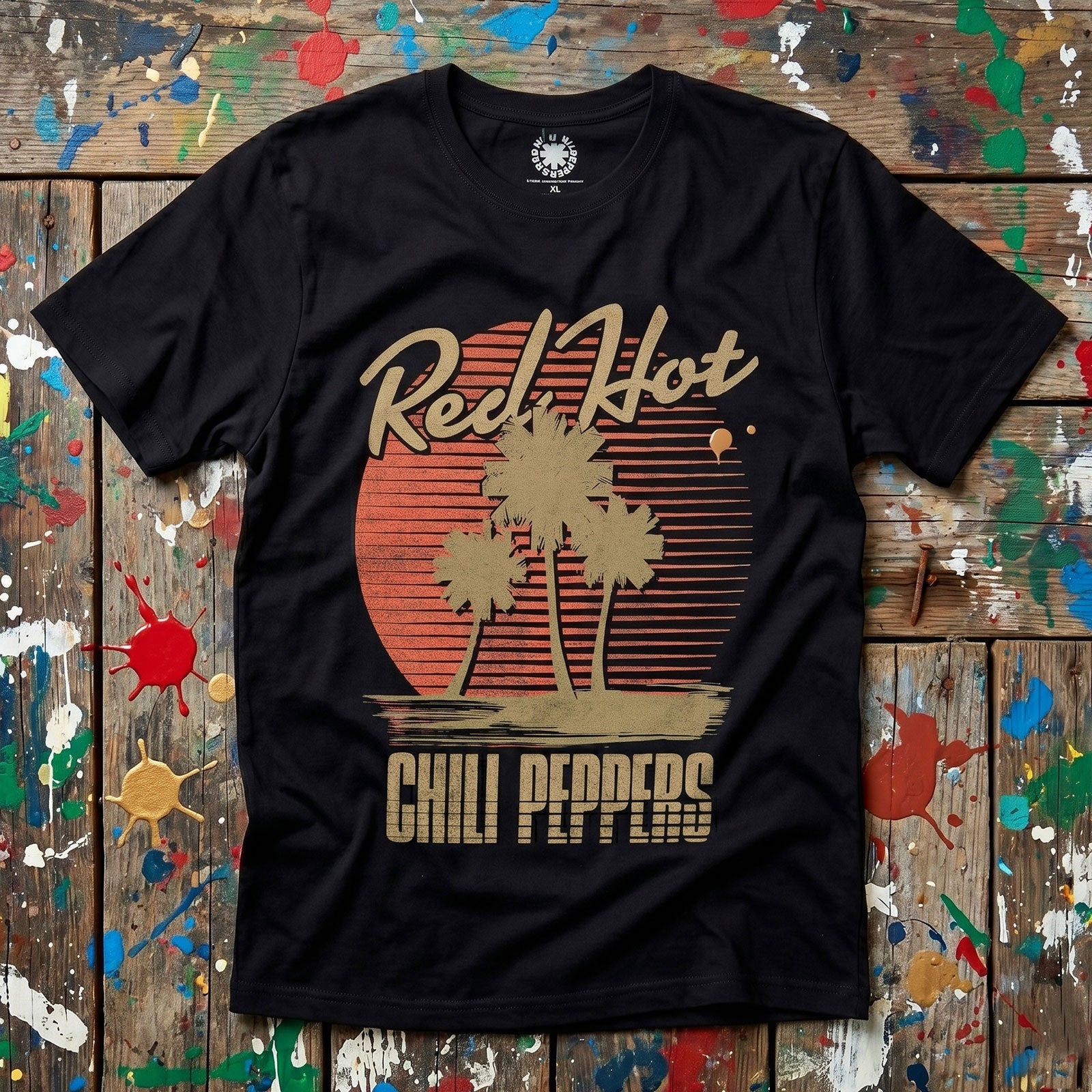 Een foto van een Red Hot Chili Peppers T-Shirt
