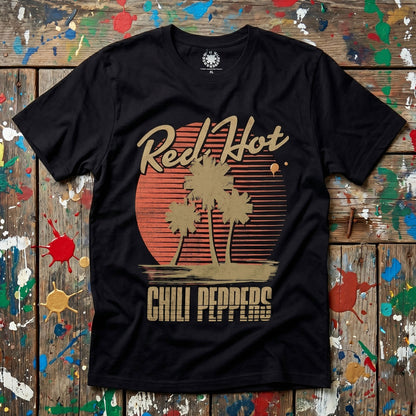 Een foto van een Red Hot Chili Peppers T-Shirt