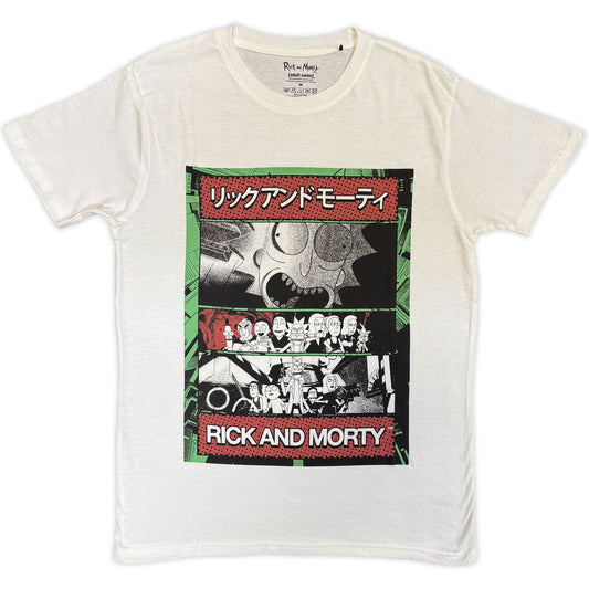 Een foto van een Rick & Morty T-Shirt