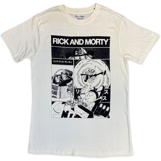 Een foto van een Rick & Morty T-Shirt