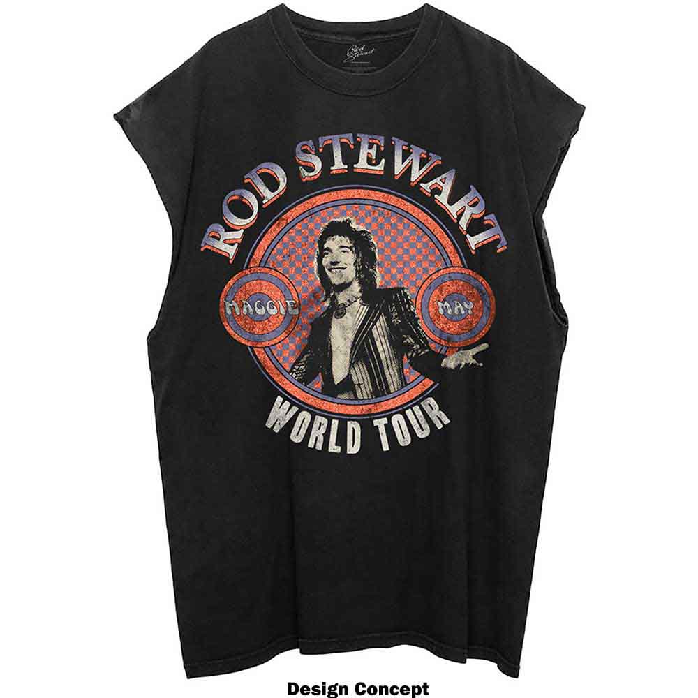 Een foto van een Rod Stewart Tank T-Shirt