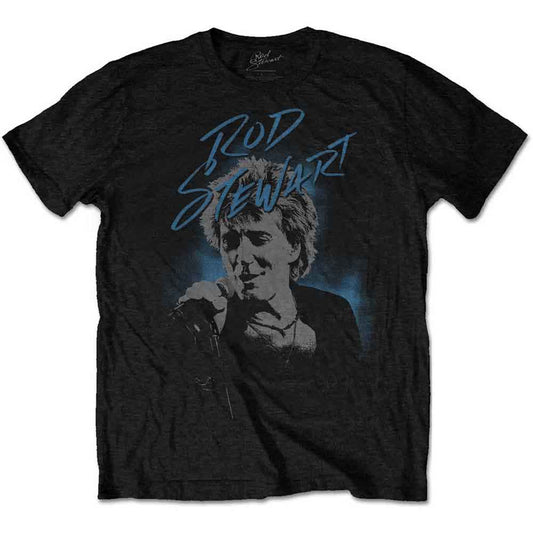 Een foto van een Rod Stewart T-Shirt