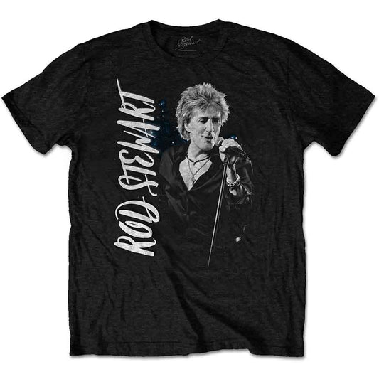Een foto van een Rod Stewart T-Shirt