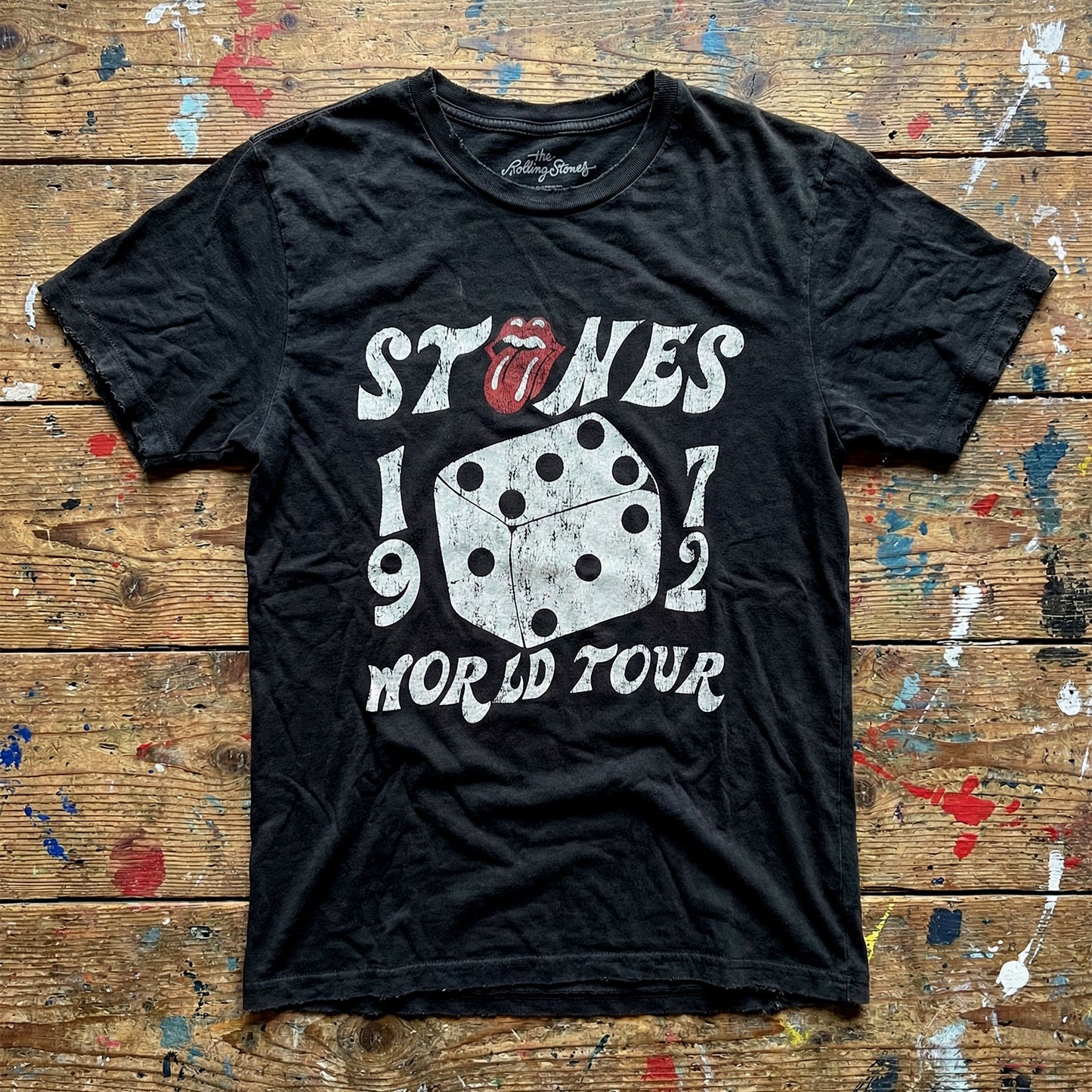 Een foto van een The Rolling Stones T-Shirt